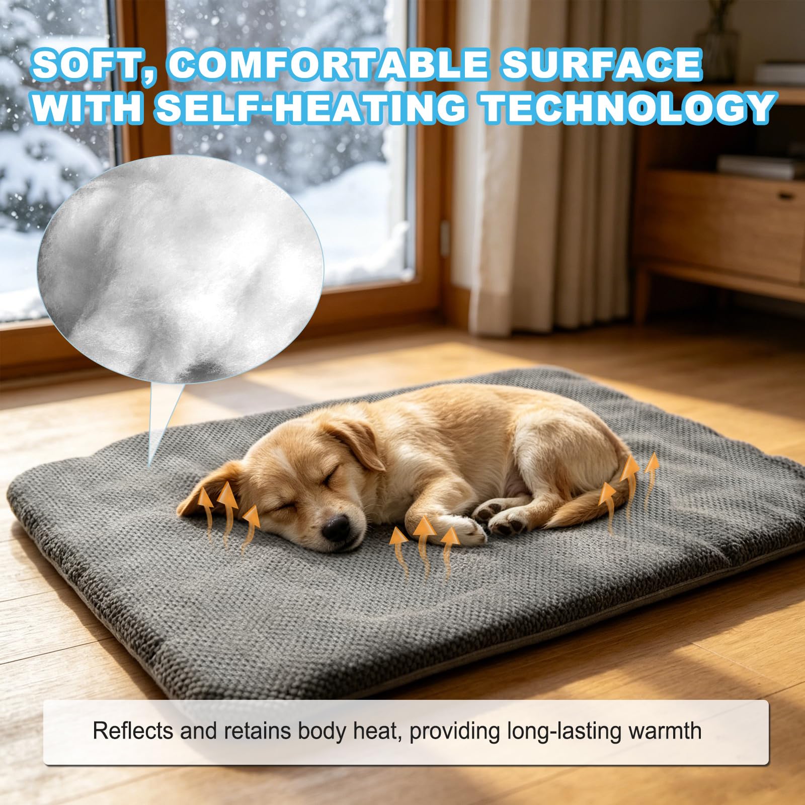 GOLOPET comparaison taille montrant dimensions du tapis pour choix adapté