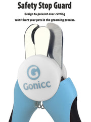 gonicc lame en acier gros plan garantissant une coupe nette