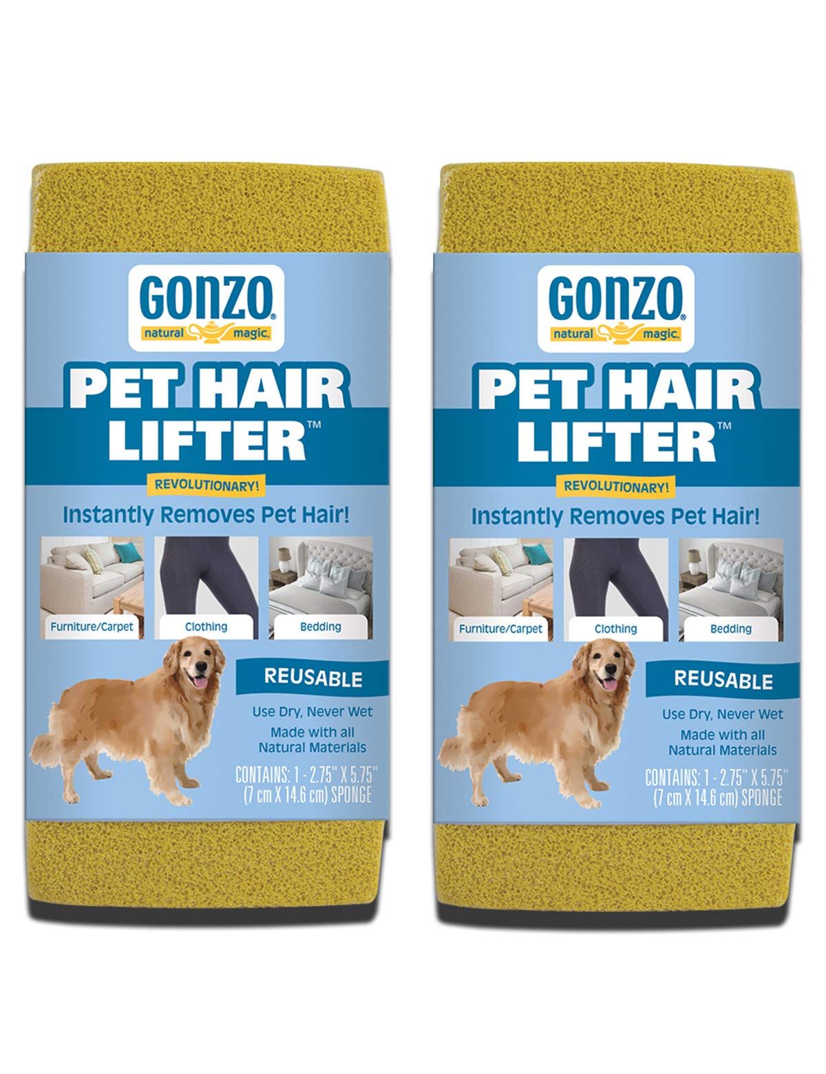 Gonzo packaging avant montrant le lot de deux pour un rangement pratique