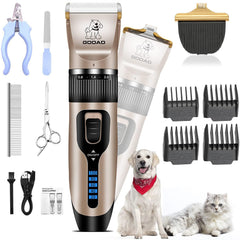 Gooad tondeuse face avant montrant design ergonomique et prise en main confortable