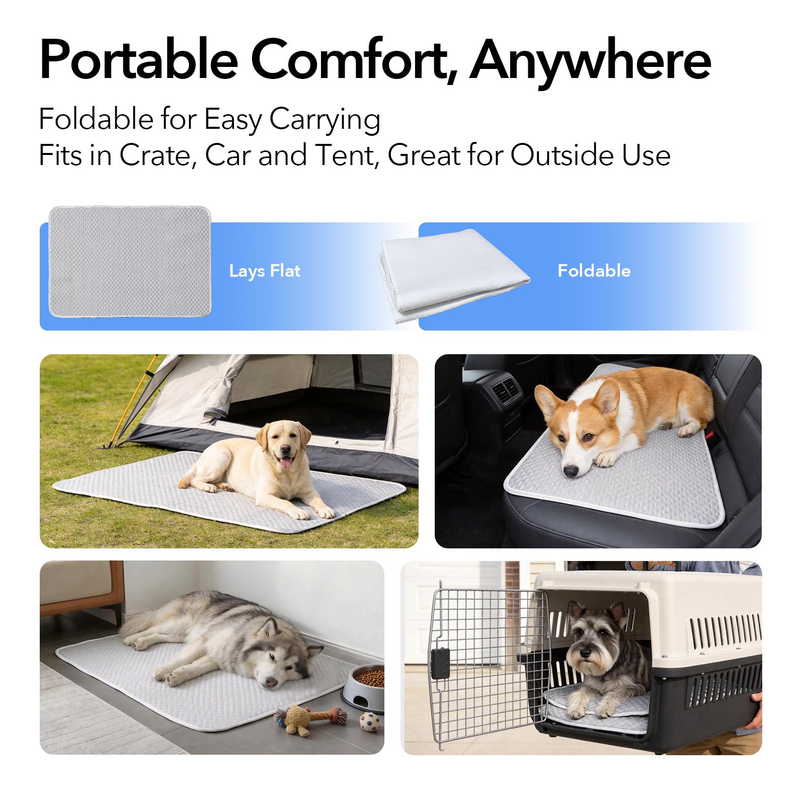 GooCare tapis installé dans une caisse XL protégeant le fond et les parois