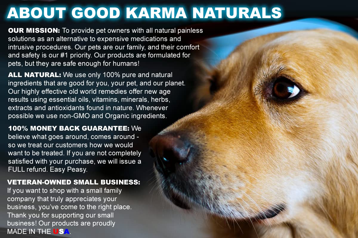 Good Karma Naturals mise en situation à la maison, traitement pratique et sûr