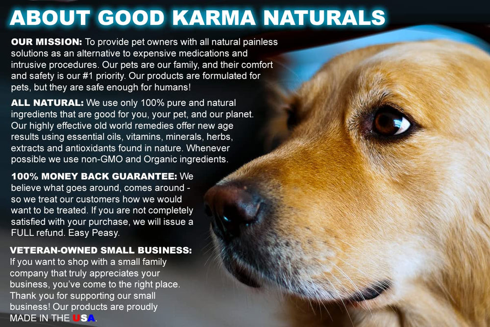 Good Karma Naturals mise en situation à la maison, traitement pratique et sûr