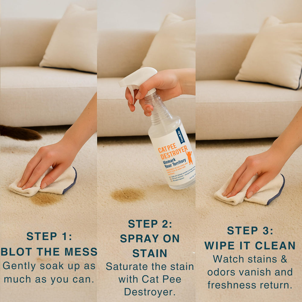 Good Life Solutions pulvérisation sur tapis éliminant taches et odeurs