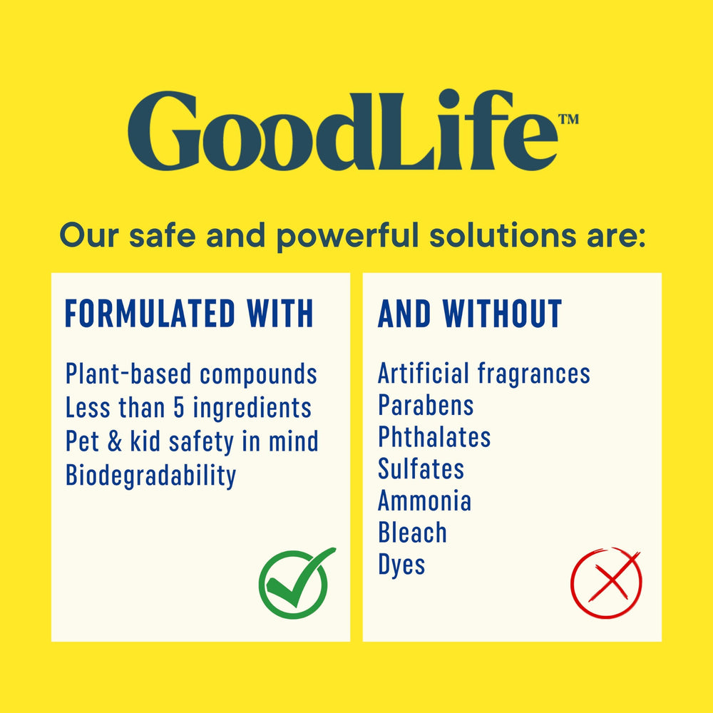 Good Life Solutions texture du liquide montrant consistance efficace