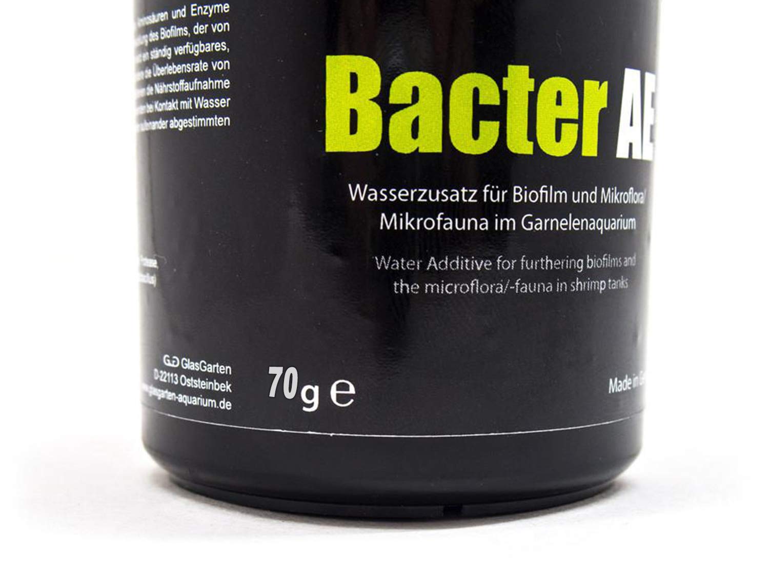 GOODGROWLIES GlasGarten gros plan biofilm nutritif bénéfique pour crevettes