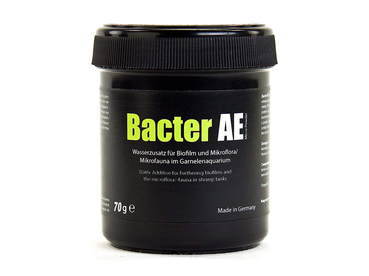 GOODGROWLIES GlasGarten Bacter AE boîte montrant le format et usages