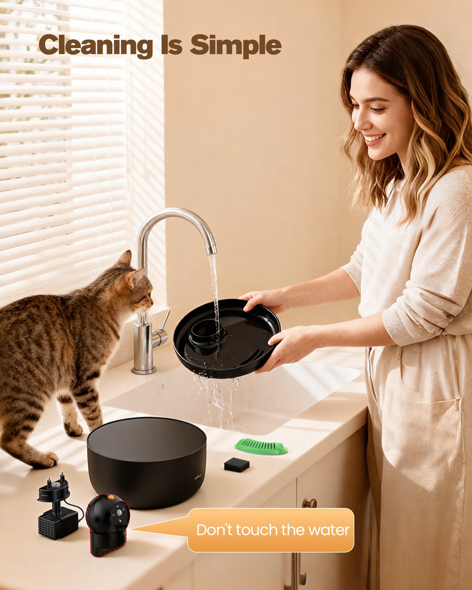 GOOIFUN détail des commandes et boutons pour réglage simple des modes