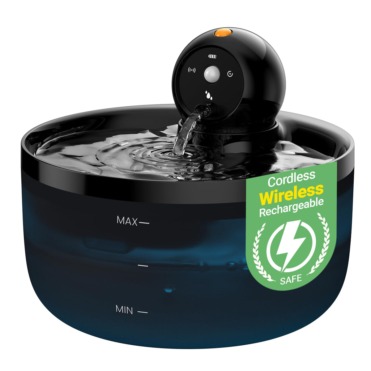 GOOIFUN fontaine vue avant montrant design compact et accès facile