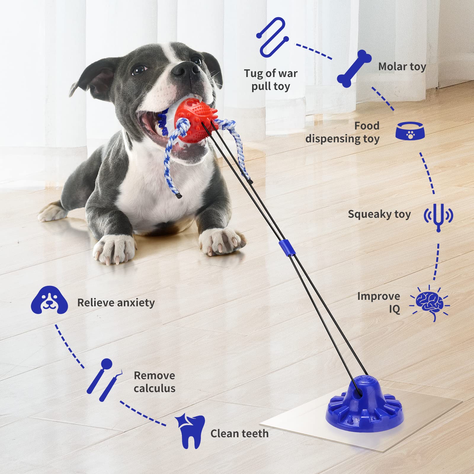 gootosee ventouse fixée sur carrelage assurant stabilité pendant le tirage