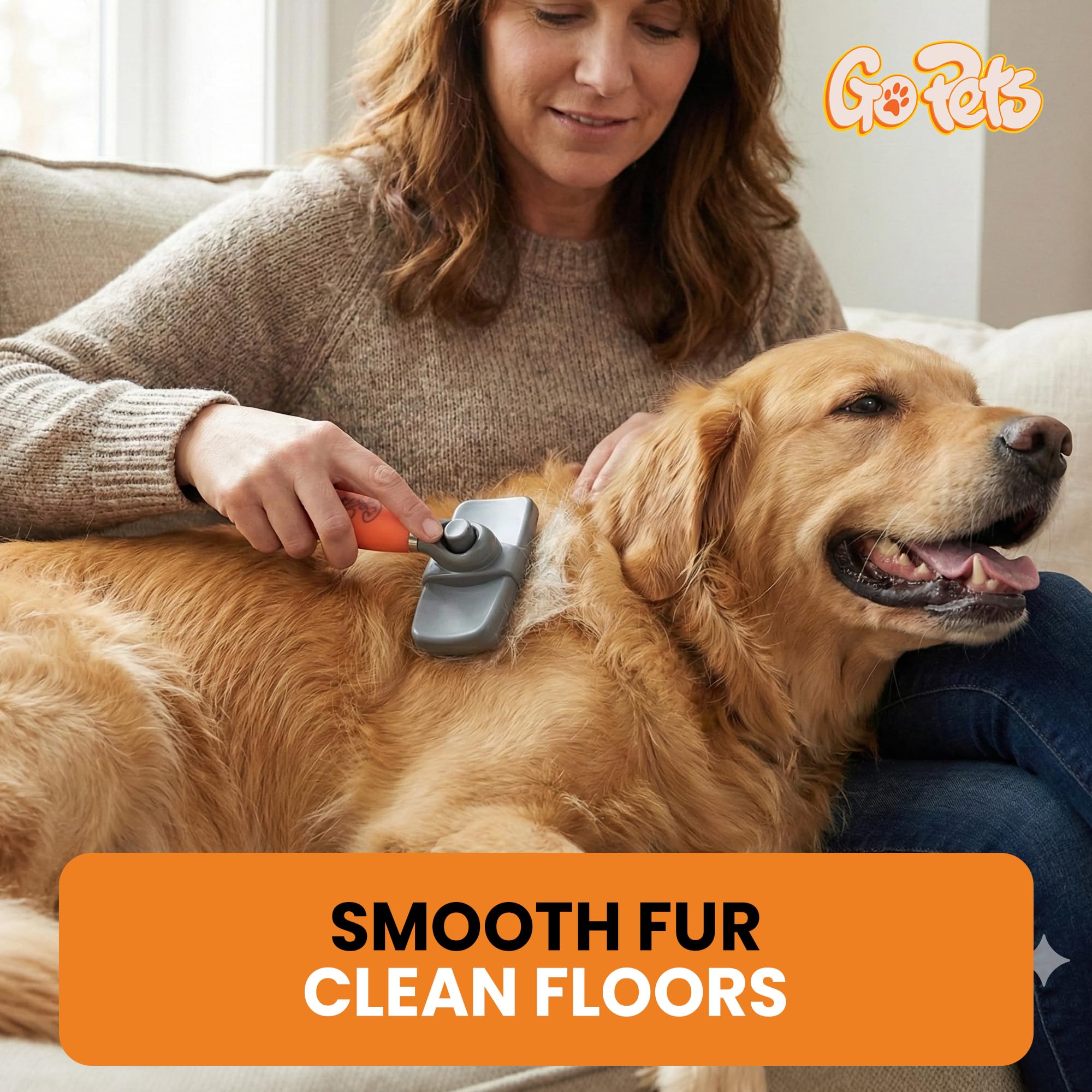 GoPets brosse utilisée sur chat améliorant douceur du pelage