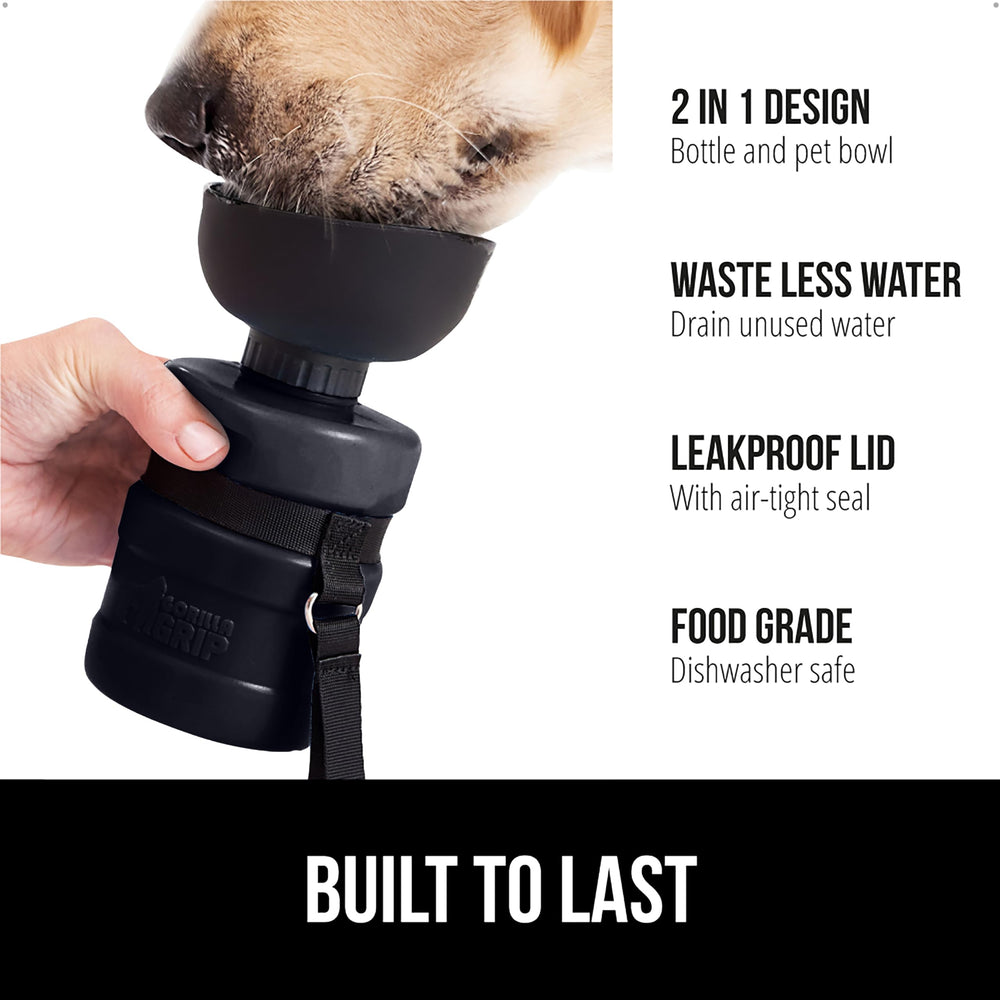 GORILLA GRIP bol rabat en silicone souple, confortable pour boire