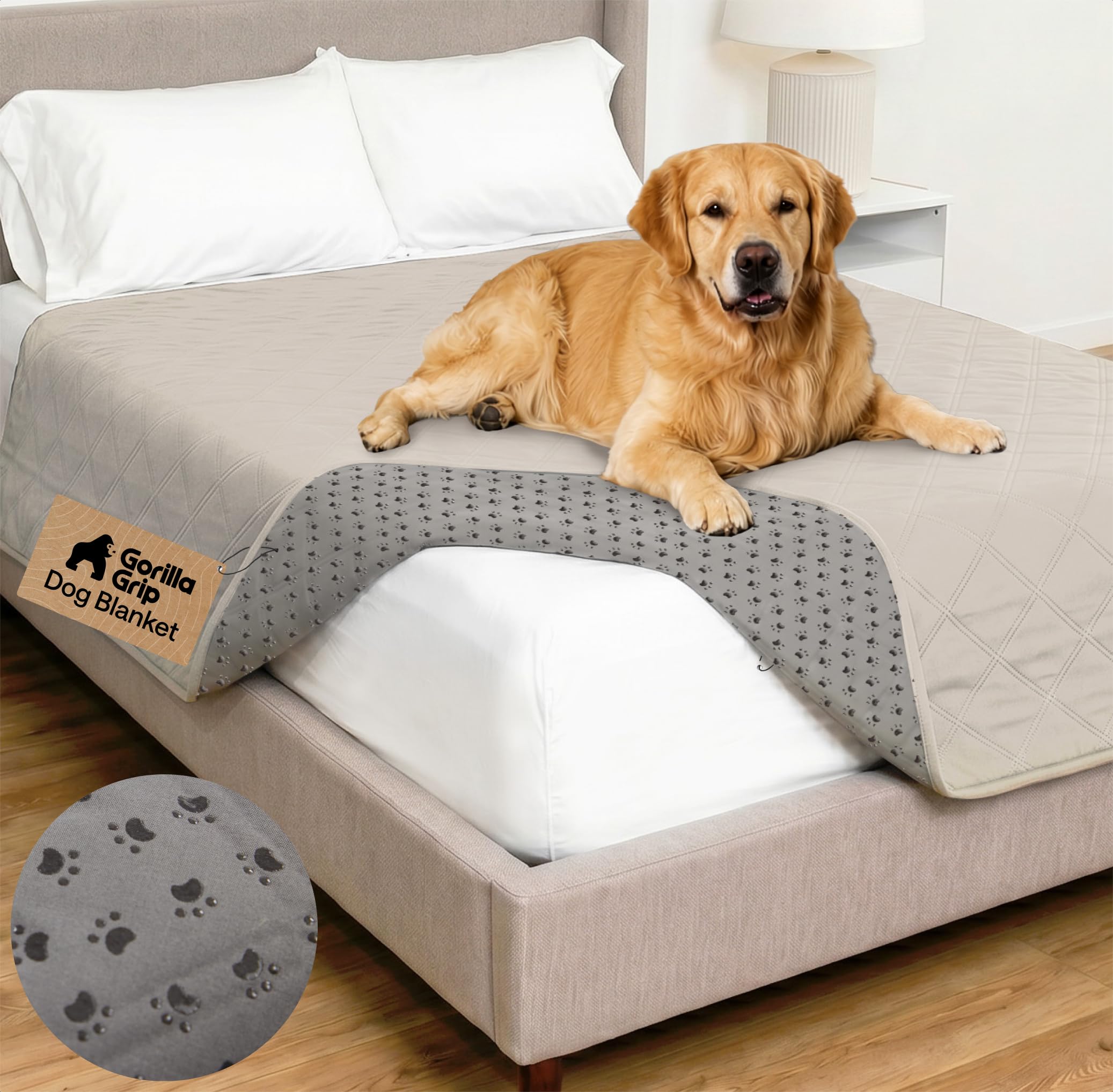 GORILLA GRIP couverture face avant taupe protectrice et élégante