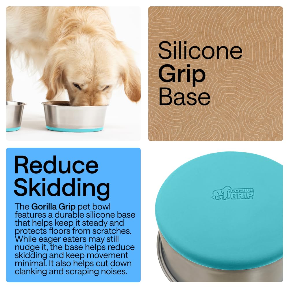GORILLA GRIP fond silicone antidérapant, stabilité et protection sol