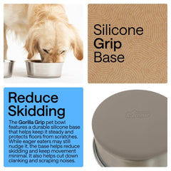 GORILLA GRIP base en silicone antidérapante réduisant les glissements