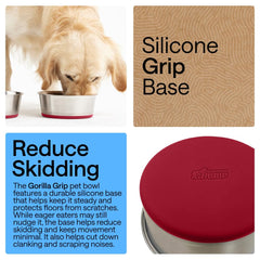 GORILLA GRIP base en silicone antidérapante protégeant le sol et réduisant bruit