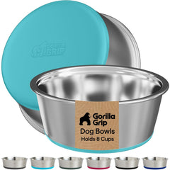 GORILLA GRIP gamelle face avant turquoise, durable et élégante