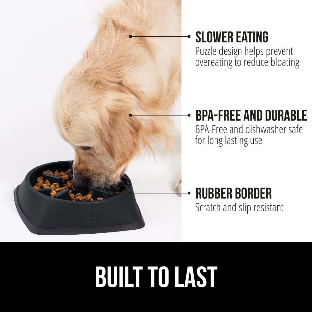 GORILLA GRIP gros plan du motif labyrinthe intérieur favorisant l'alimentation lente