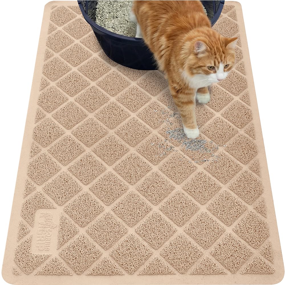 GORILLA GRIP tapis devant bac vue frontale, garde le sol propre