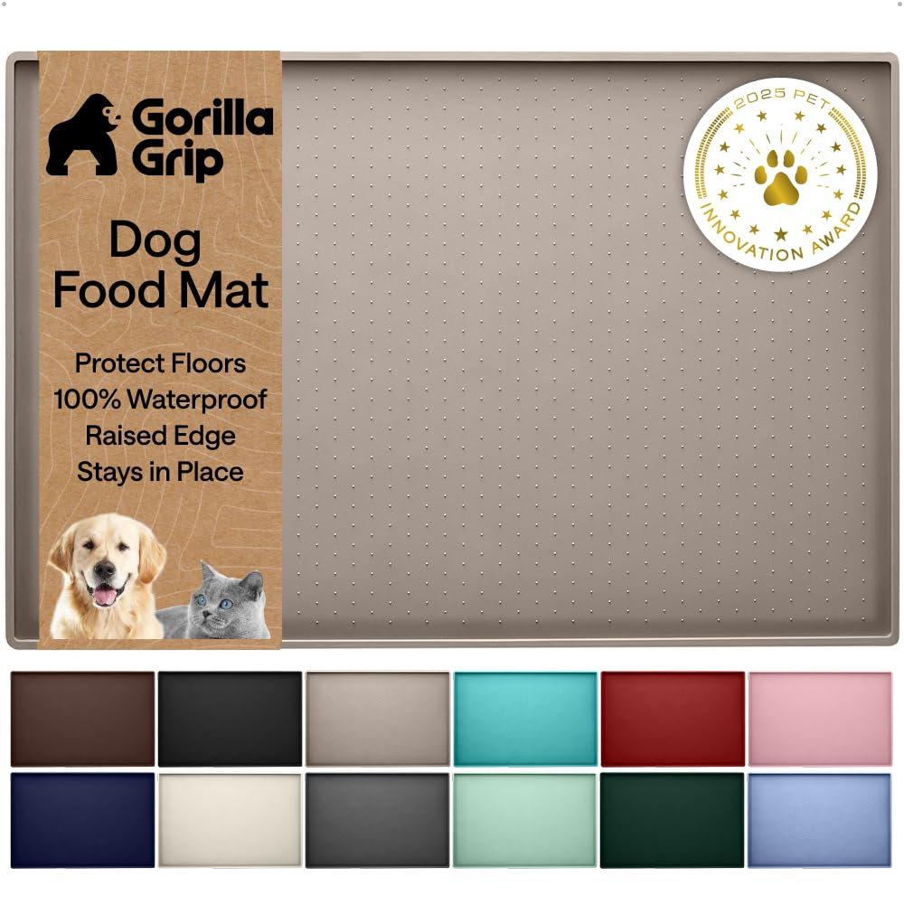 GORILLA GRIP tapis gamelle face avant protège sol et facile à nettoyer