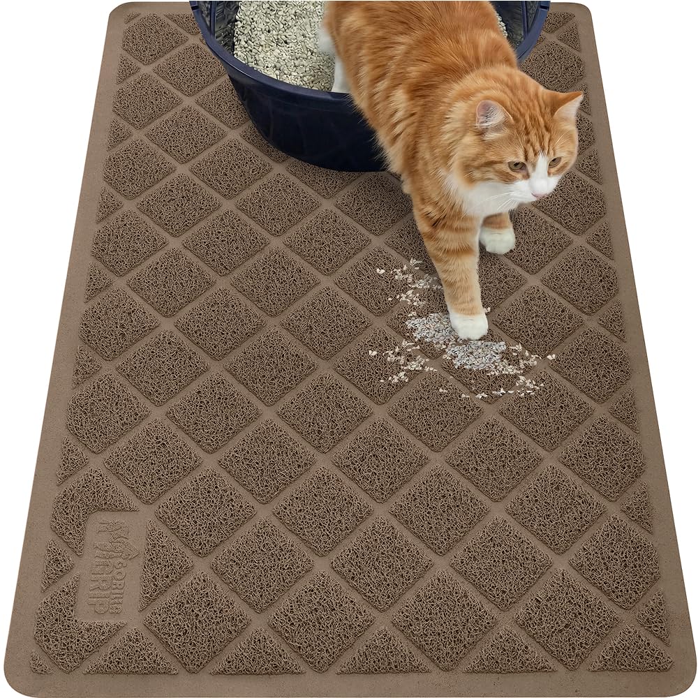 GORILLA GRIP packaging du tapis montrant la protection du sol