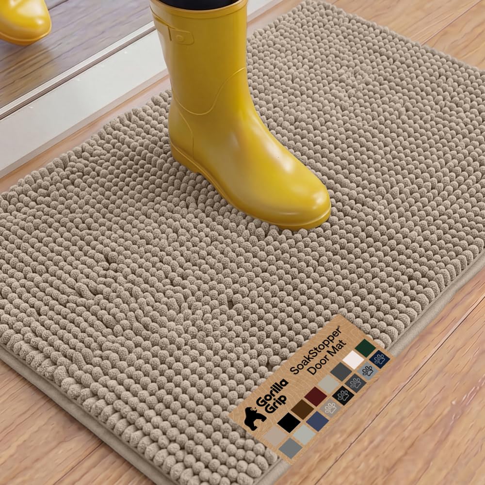GORILLA GRIP tapis soakstopper vue de face protège l'entrée efficacement