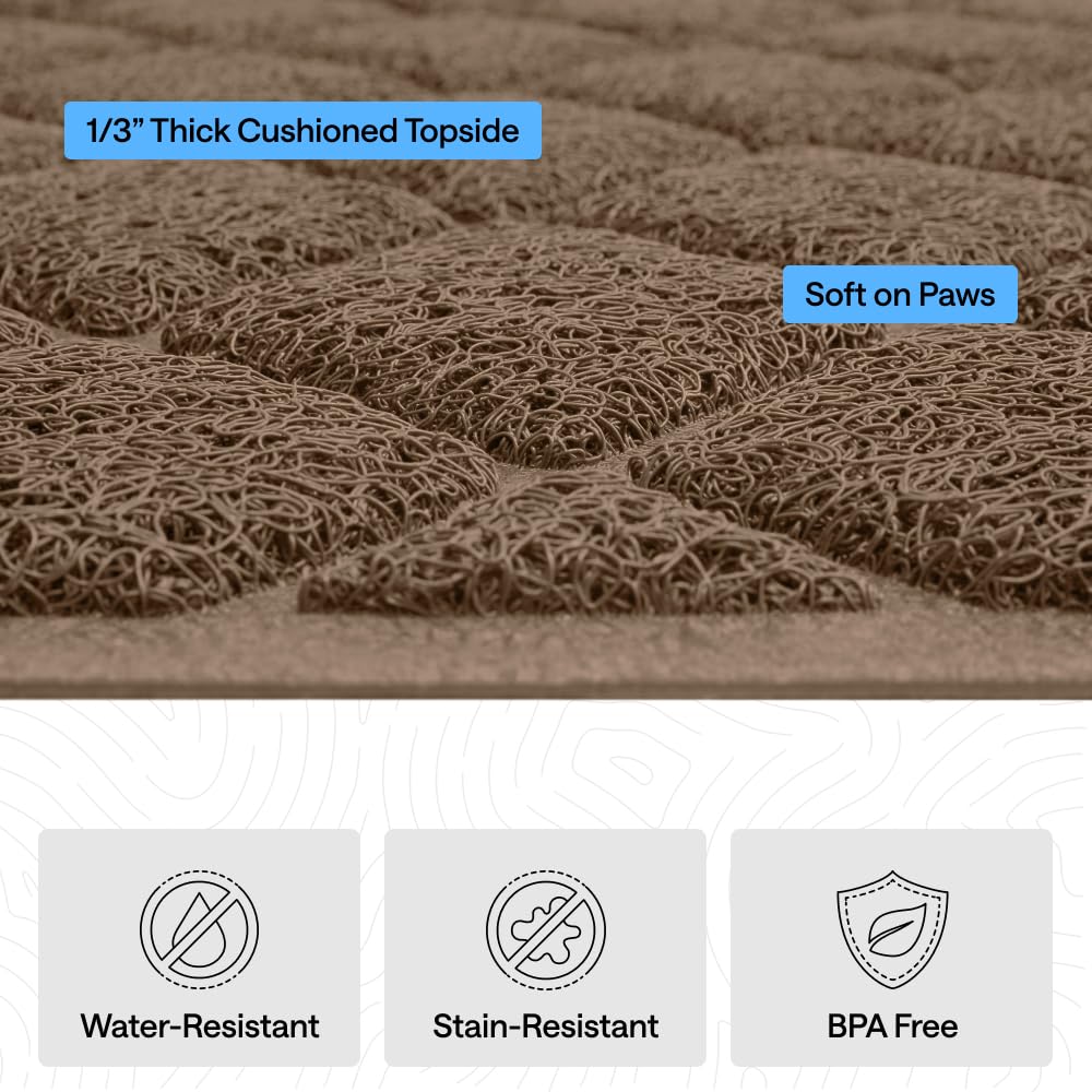 GORILLA GRIP tapis incliné pour verser la litière réutilisable