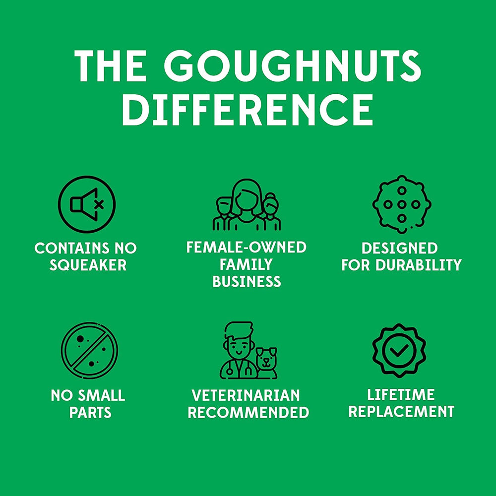 Goughnuts étiquette et marquage sur l'anneau indiquant garantie à vie