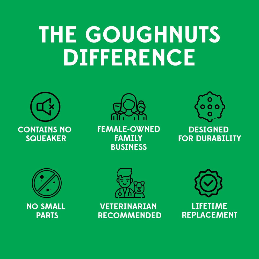 Goughnuts chien jouant au tir à la corde, renforce l’interaction sécurisée
