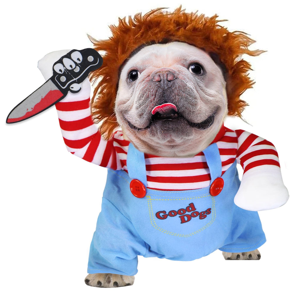 GOYOSWA déguisement devant sur chien, look frappant pour Halloween