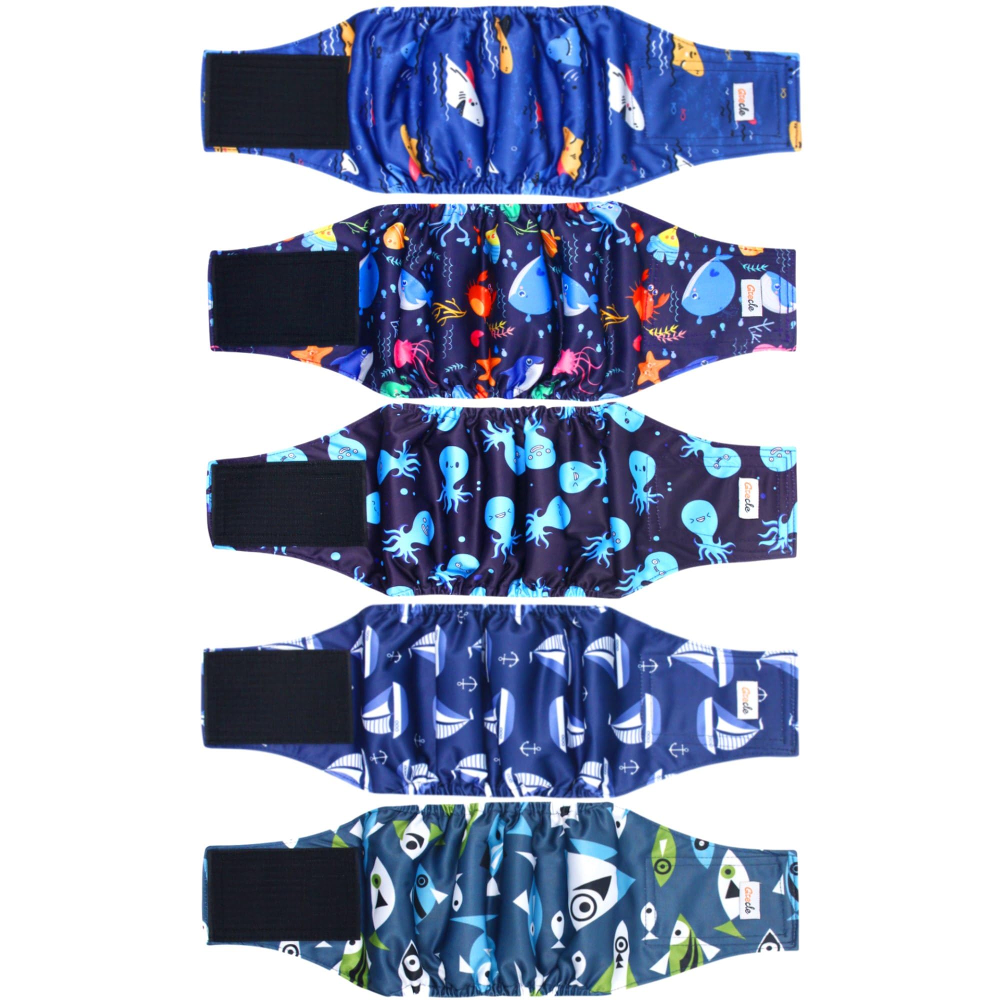 Grecle face avant emballage montrant pack et motifs, protection facile