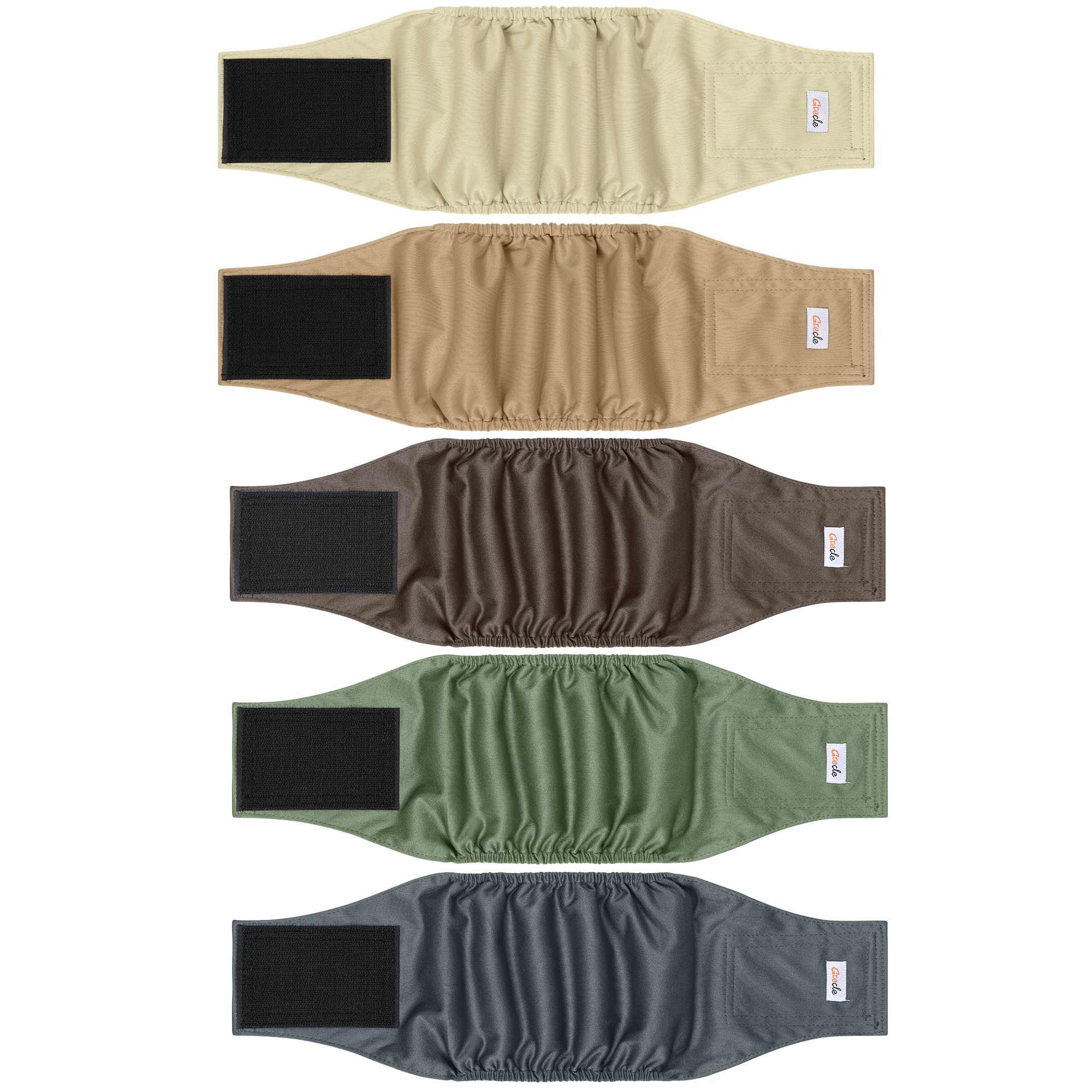 Grecle face avant du pack de 5 bénéfice : variété de motifs et protection