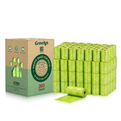 GREELYS vue de face de l'emballage 360 sacs montrant quantité et format pratique