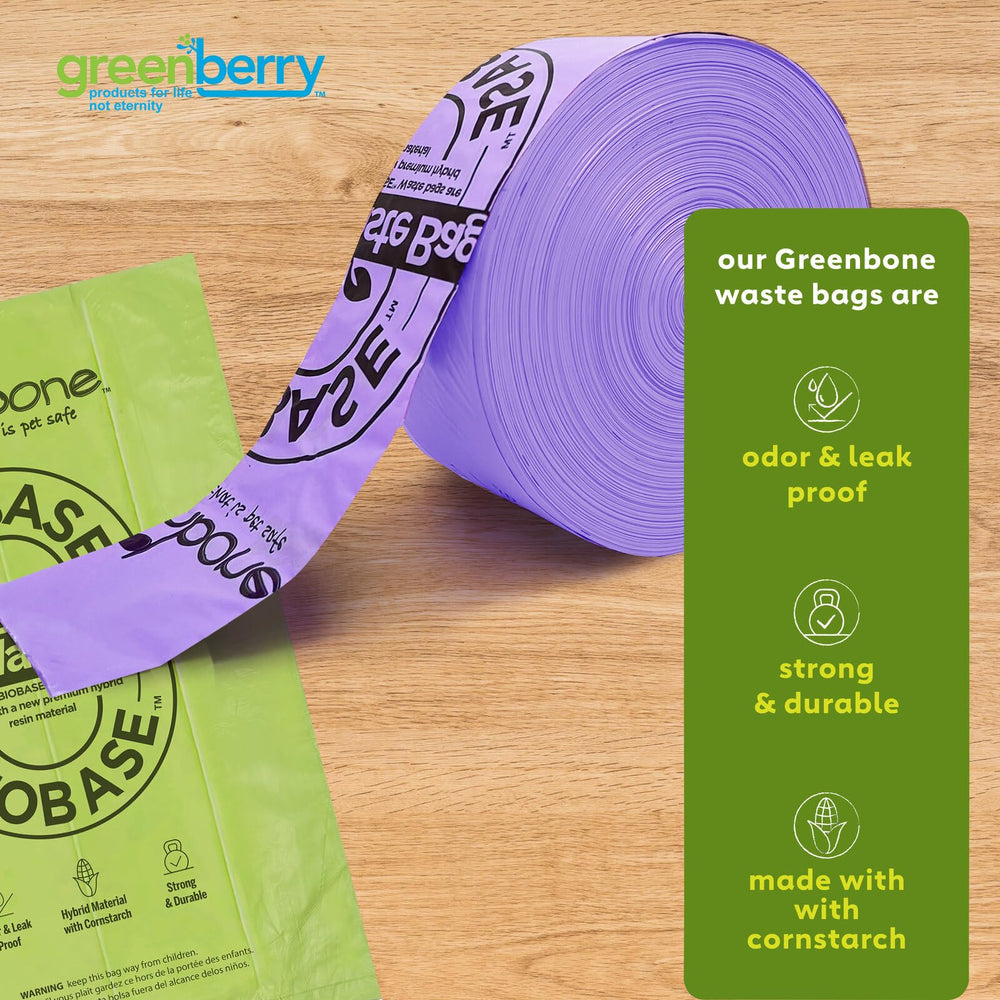 Greenbone sac utilisé en promenade pour un ramassage hygiénique et simple