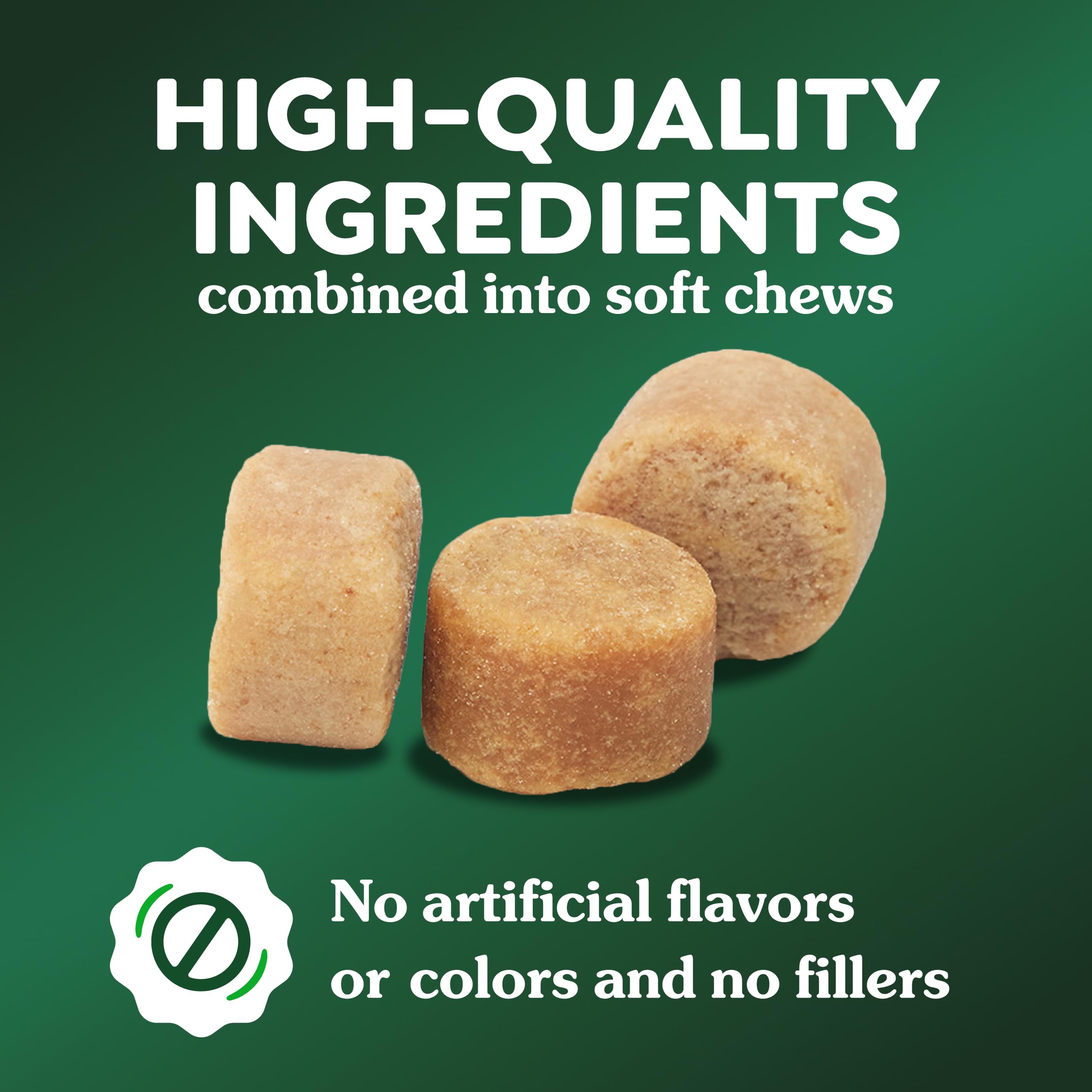 Boîte Greenies ouverte révélant 30 chews pour usage quotidien