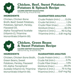 Greenies gros plan ingrédients de poulet naturels pour qualité