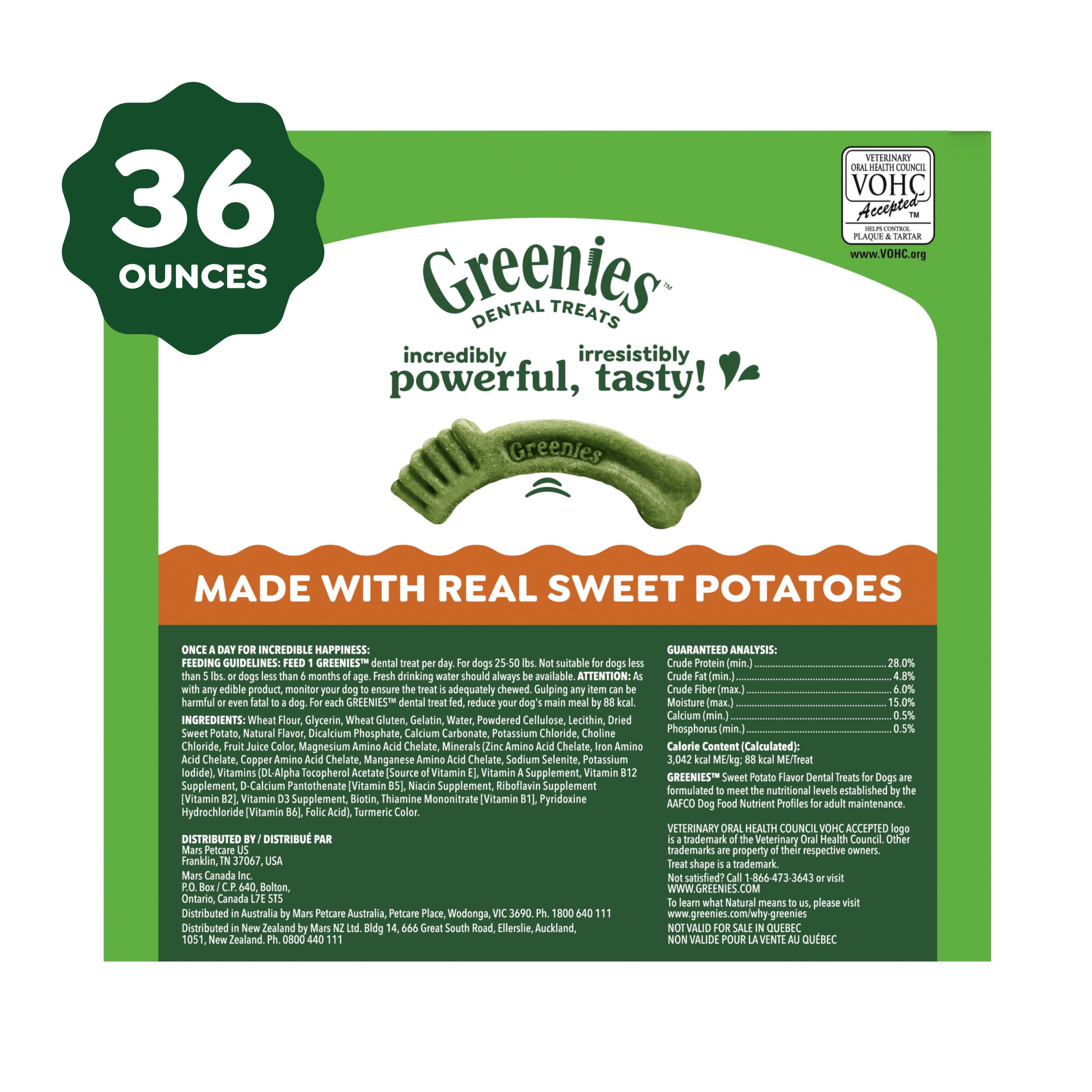 Greenies illustration patate douce rappelant saveur naturelle attrayante