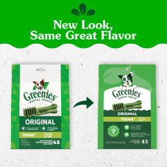 Greenies Teenie friandise entière visible, appétence au poulet garantie