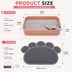 GreenJoy tapis anti-traces texture capturant litière pour sols propres