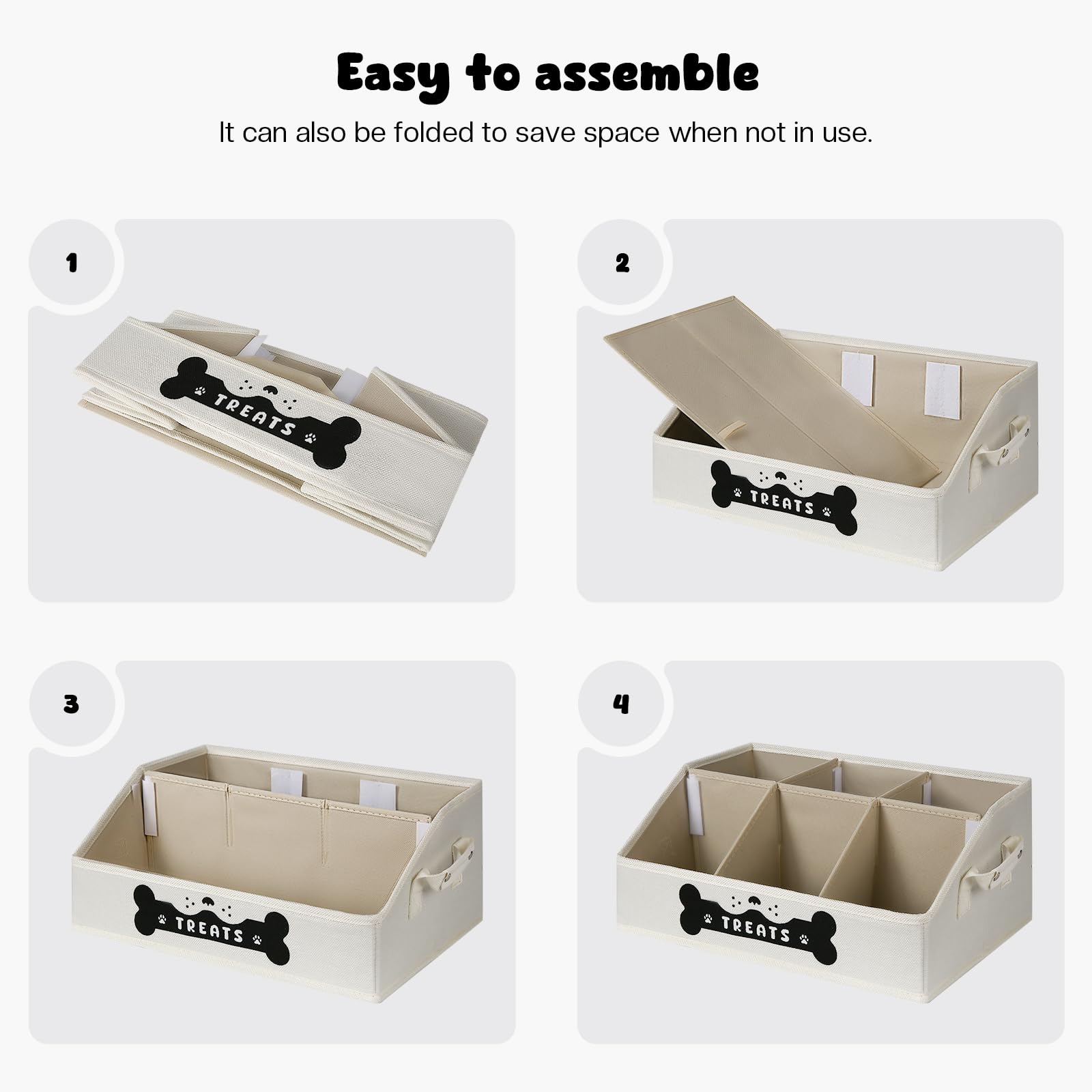 GreenPetopia pliée pour rangement compact et gain de place