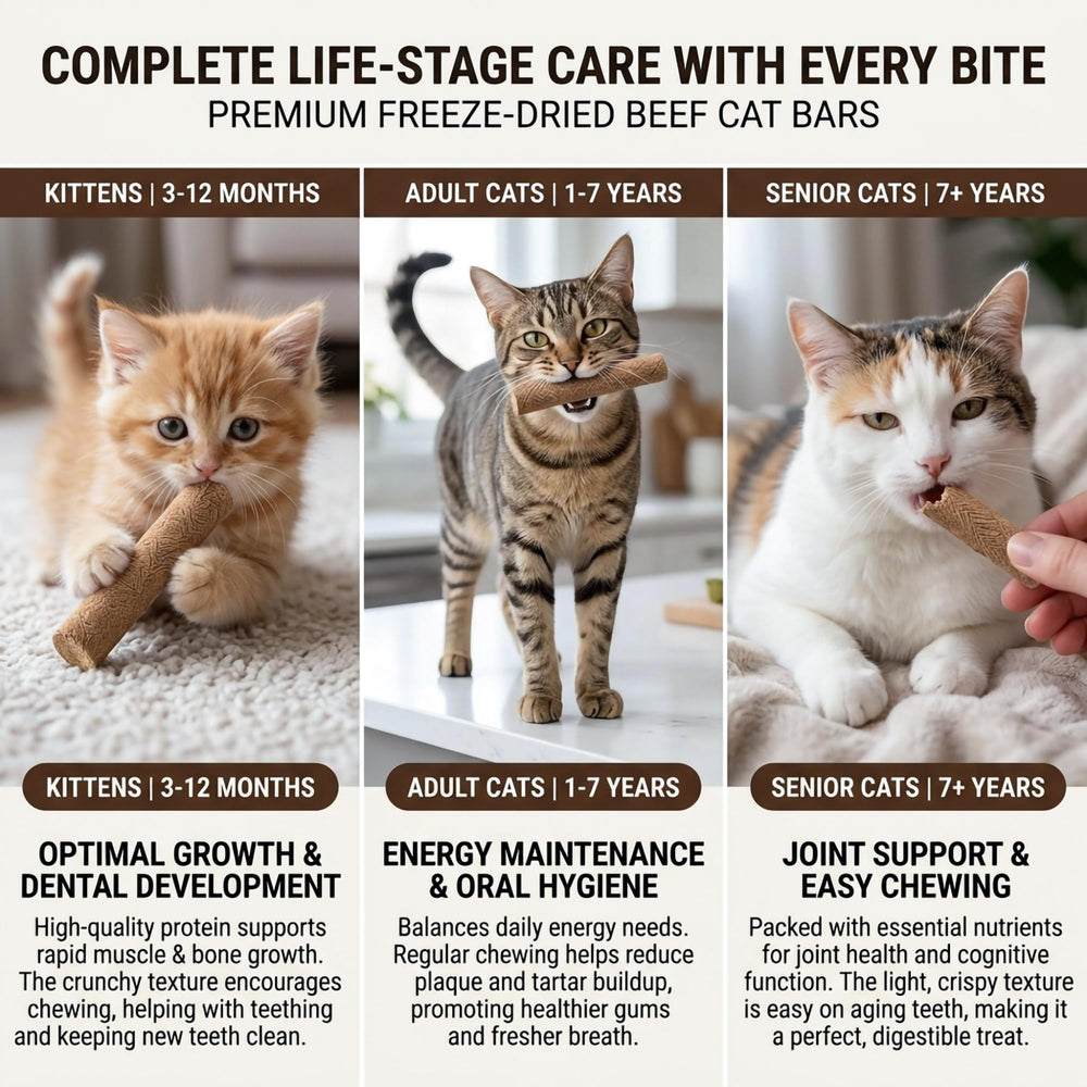 GREMBEB chaton mâchant le bâtonnet pour stimulation et divertissement