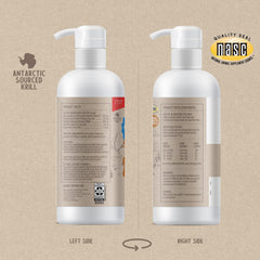 GRIZZLY PET PRODUCTS texture du liquide sur cuillère montrant consistance appétente