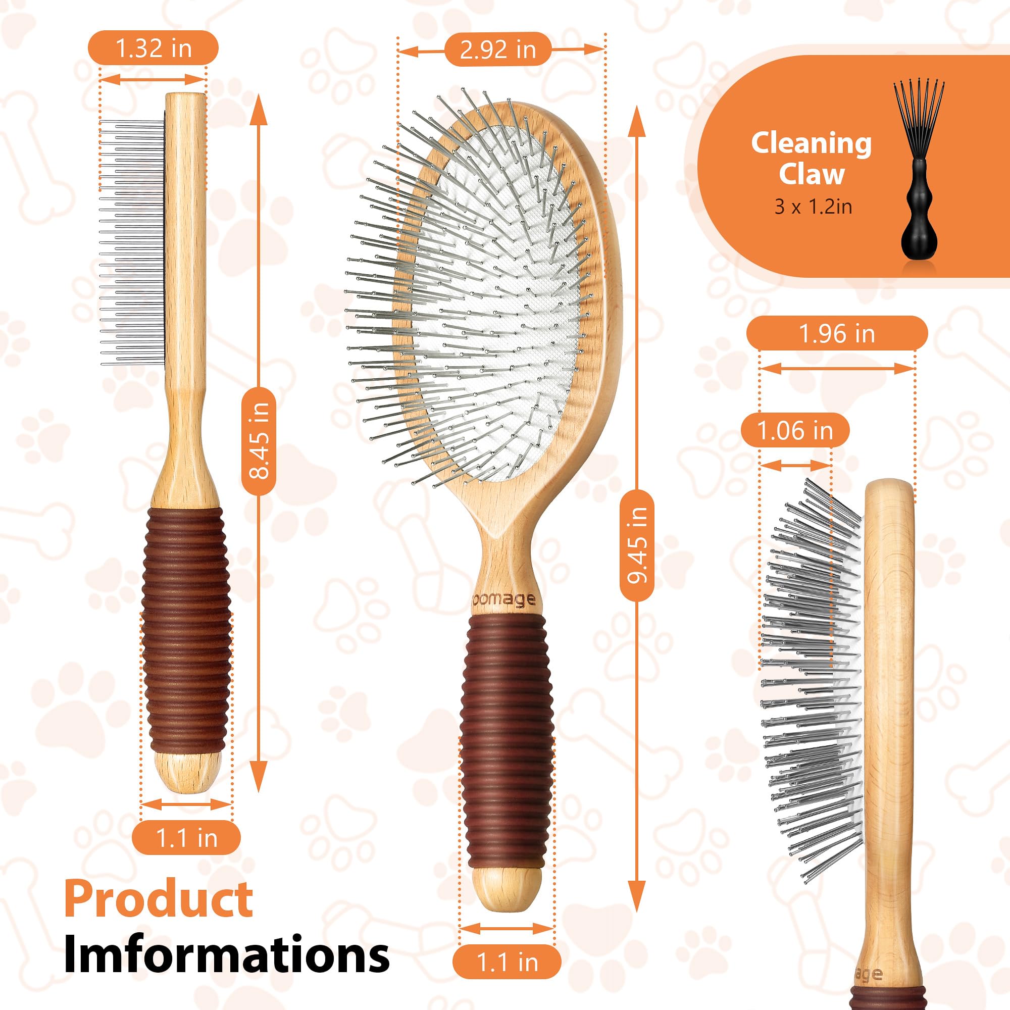 GROOMAGE ensemble posé sur table de toilettage, apparence soignée et complète