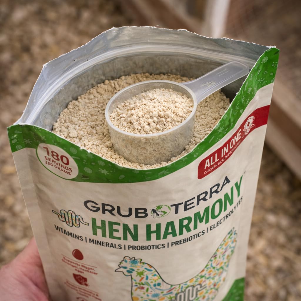 GrubTerra comparaison taille HenHarmony avec main pour échelle visuelle