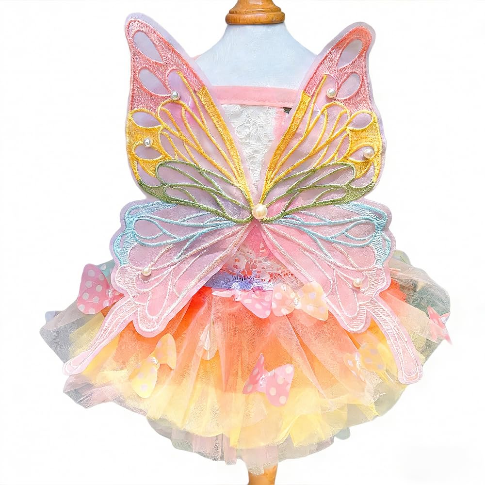 Guangte robe papillon vue avant offrant un style princesse élégant