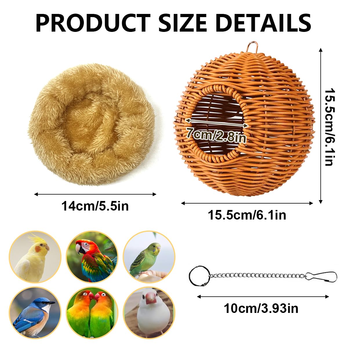 Gucvdnple armature en acier robuste réduisant l'usure par bec