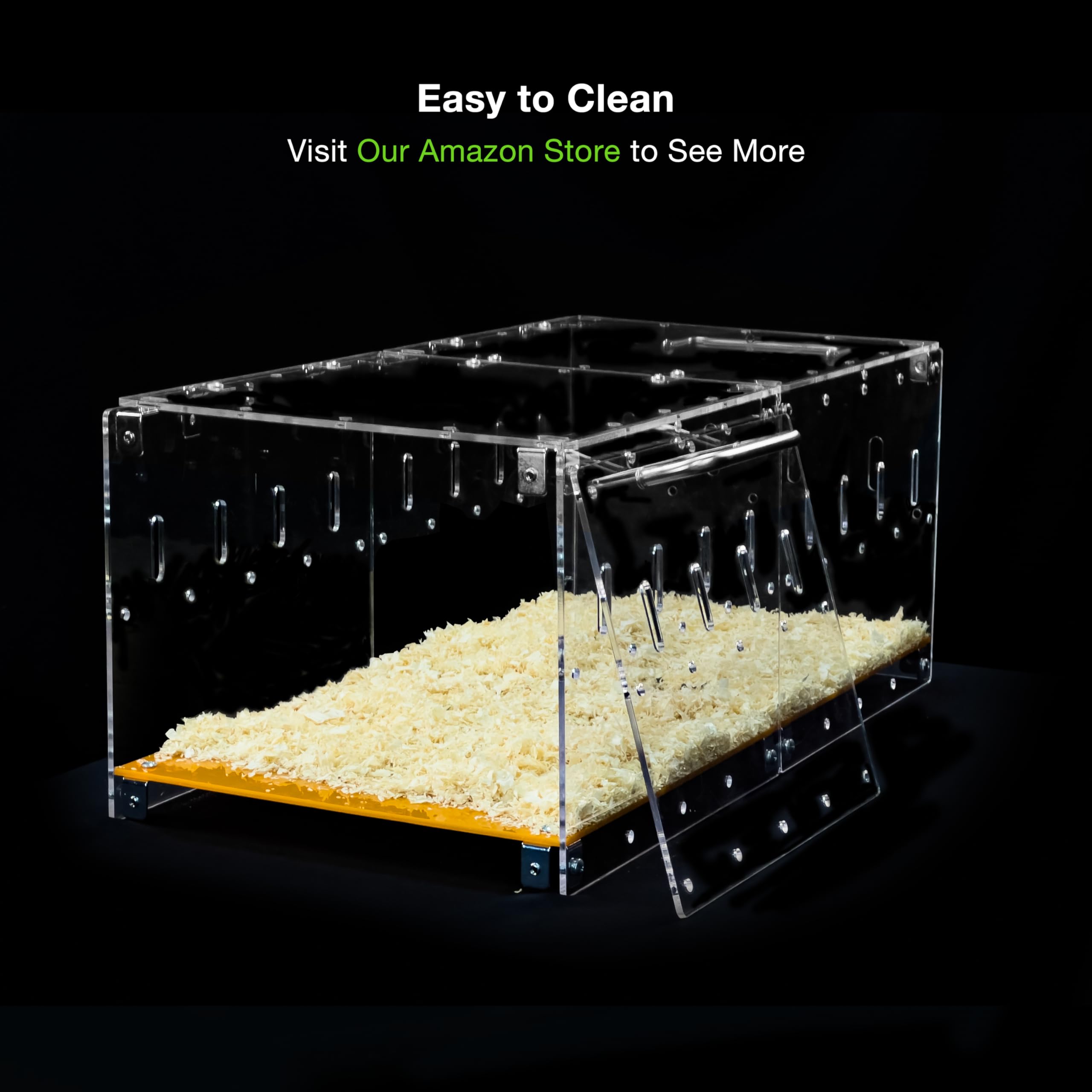 GuineaLoft cage en usage avec hamster pour observation sans grillage