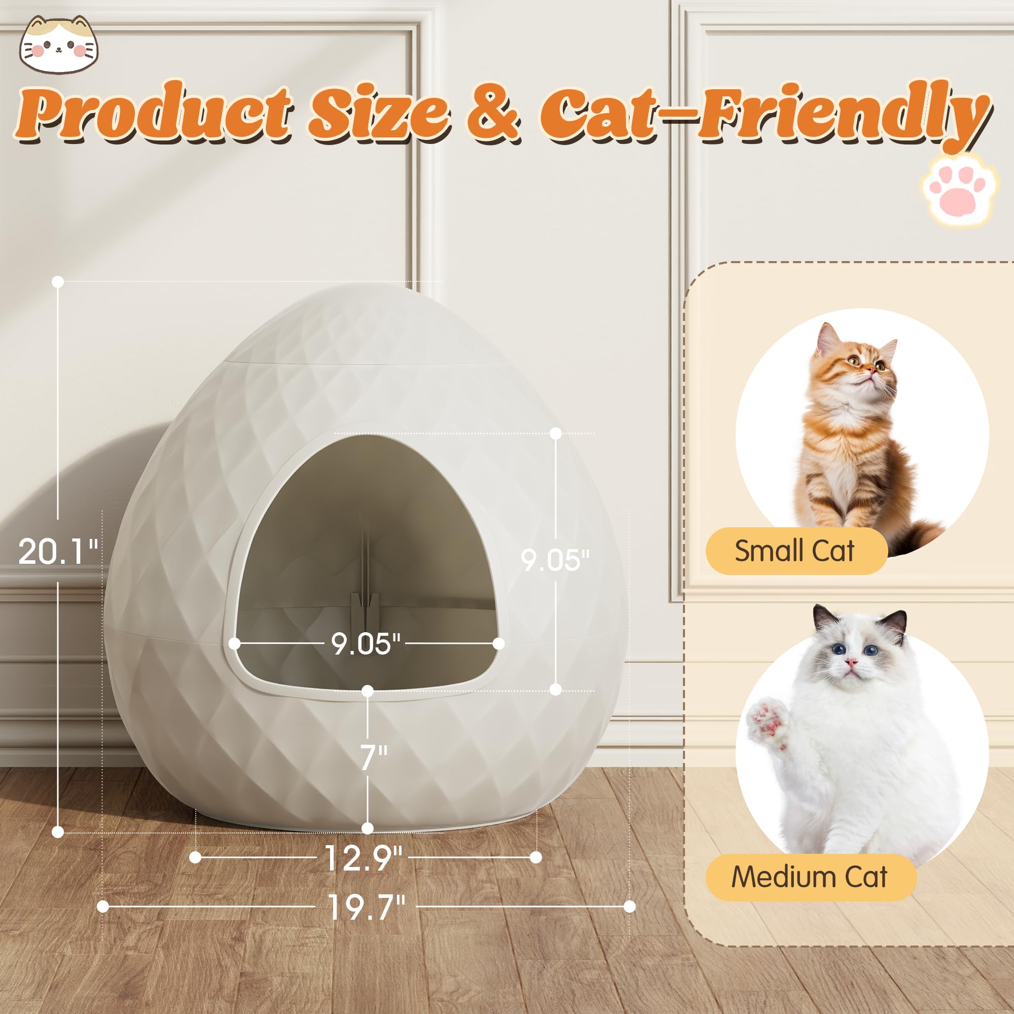 GULAIMOAO chat utilisant la maisonnette, combine confort et intimité pour l'animal