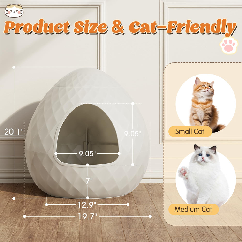 GULAIMOAO chat utilisant la maisonnette, combine confort et intimité pour l'animal