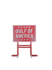 Gulf of America MAGA gros plan texture imprimée en 3D montrant précision et finition